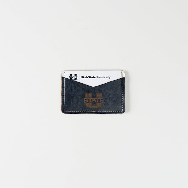 Card Holder - Navy & White