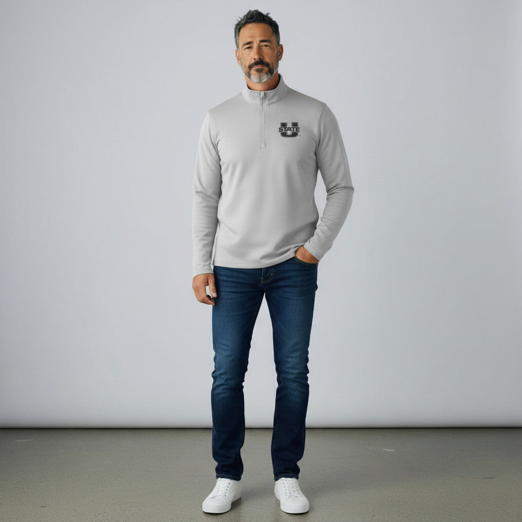 OT Sport Utah State Quarter-Zip Pullover - State Pattern