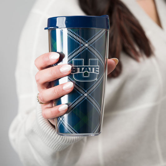 Utah State Tartan Tumbler