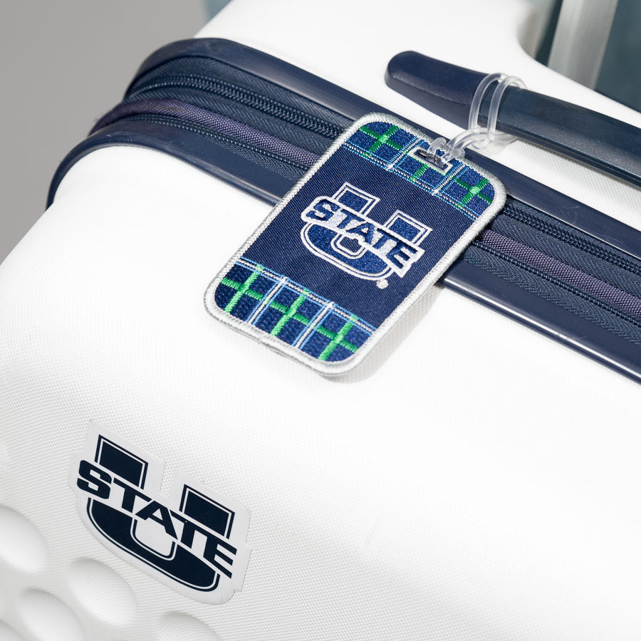 Utah State Tartan Luggage Tags