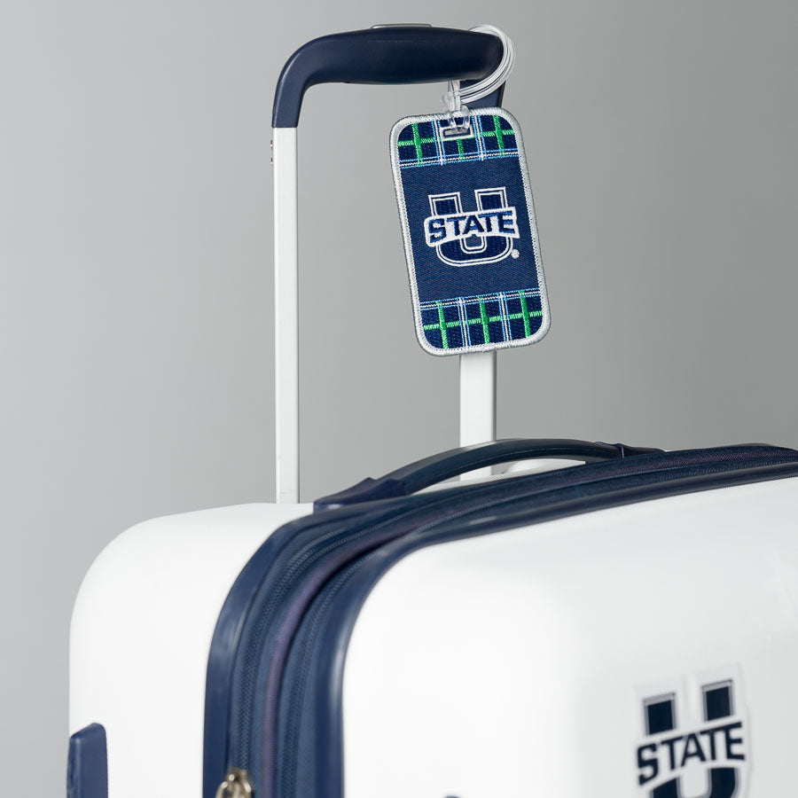 Utah State Tartan Luggage Tags