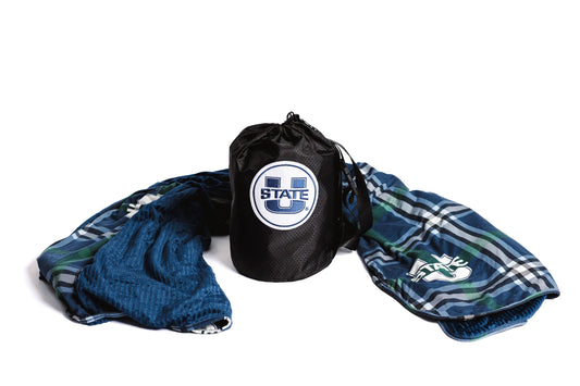 Utah State Tartan Plaid On-The-Go Blanket